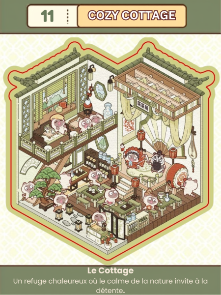11 Carte COZY COTTAGE