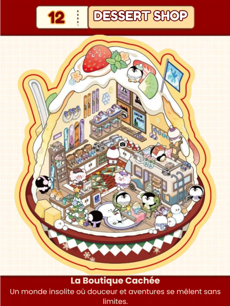 12 Carte DESSERT SHOP